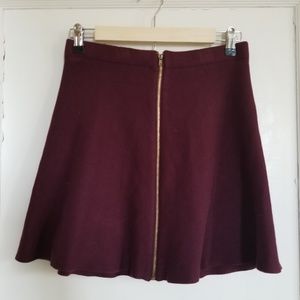 Atmosphere | Full-Zip Knit Skirt